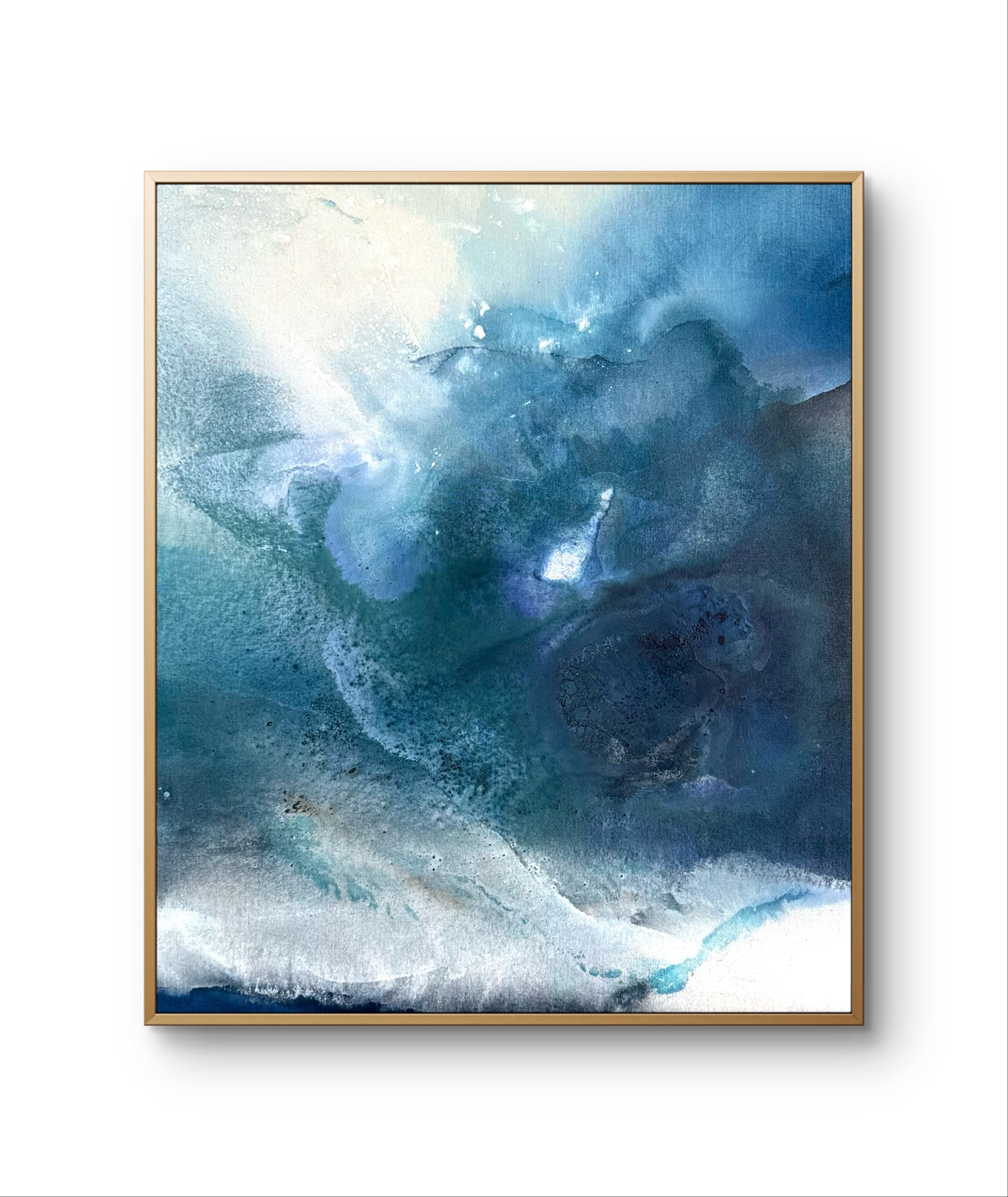 "Undertow", 60 x 70 cm, framed