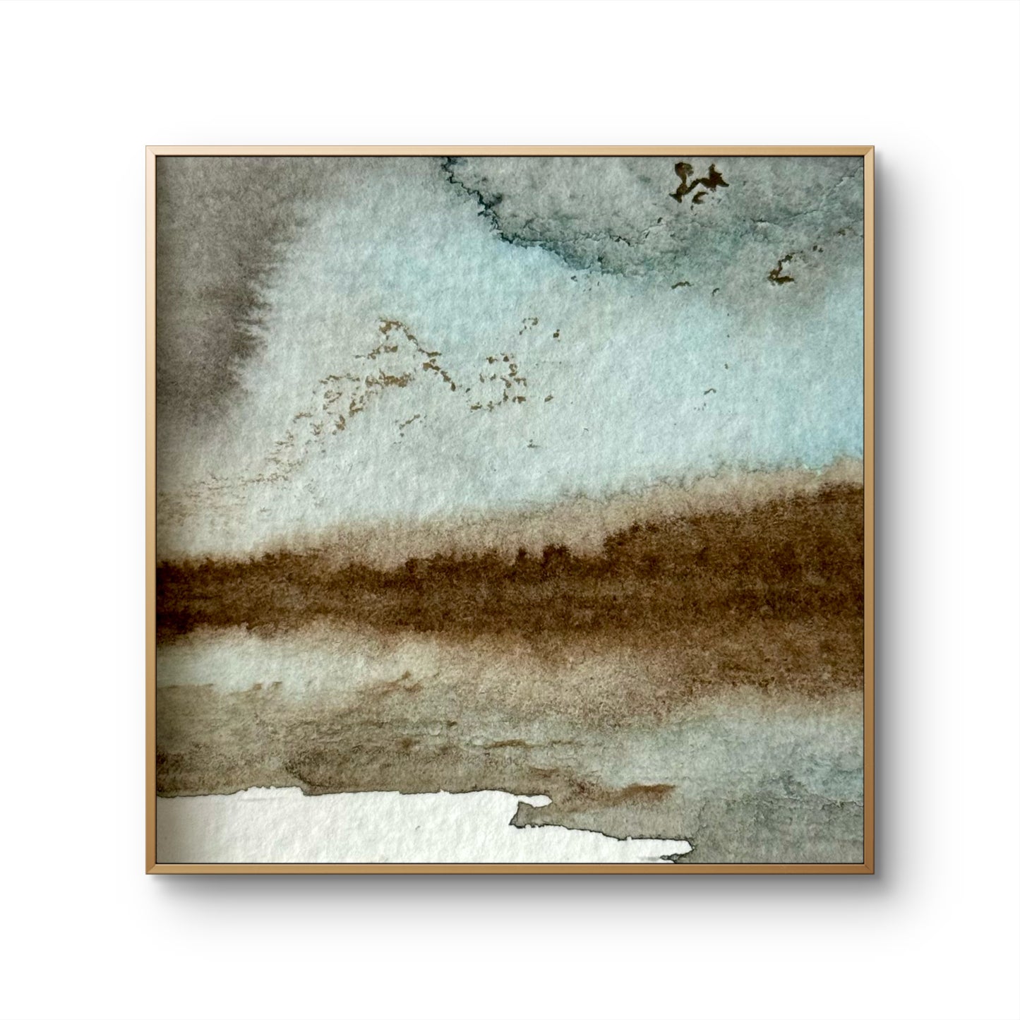 "Arctic" - 6 x 6 cm - Ink and Acrylic on paper