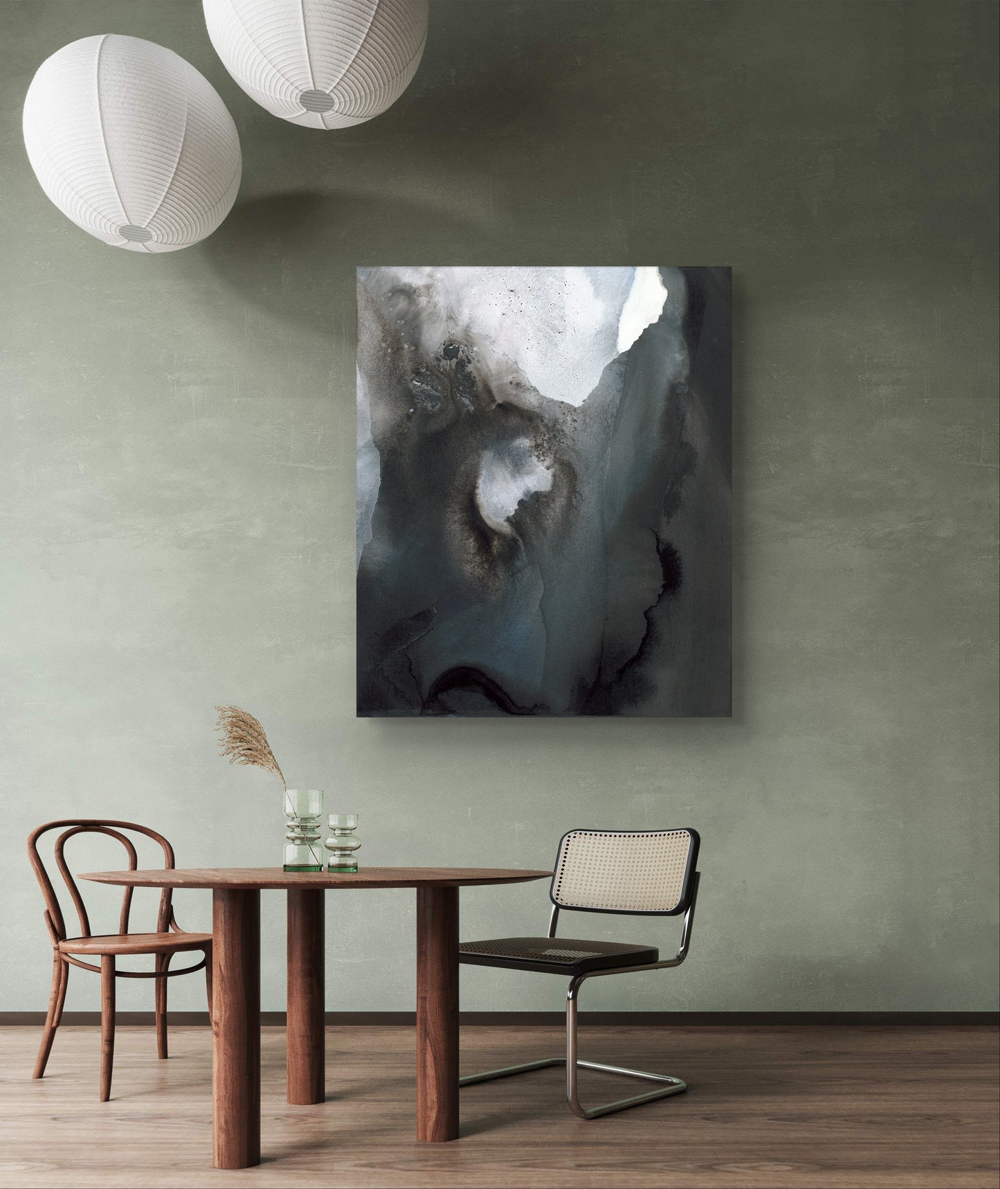 "Inner Space", 50 x 60 cm, framed