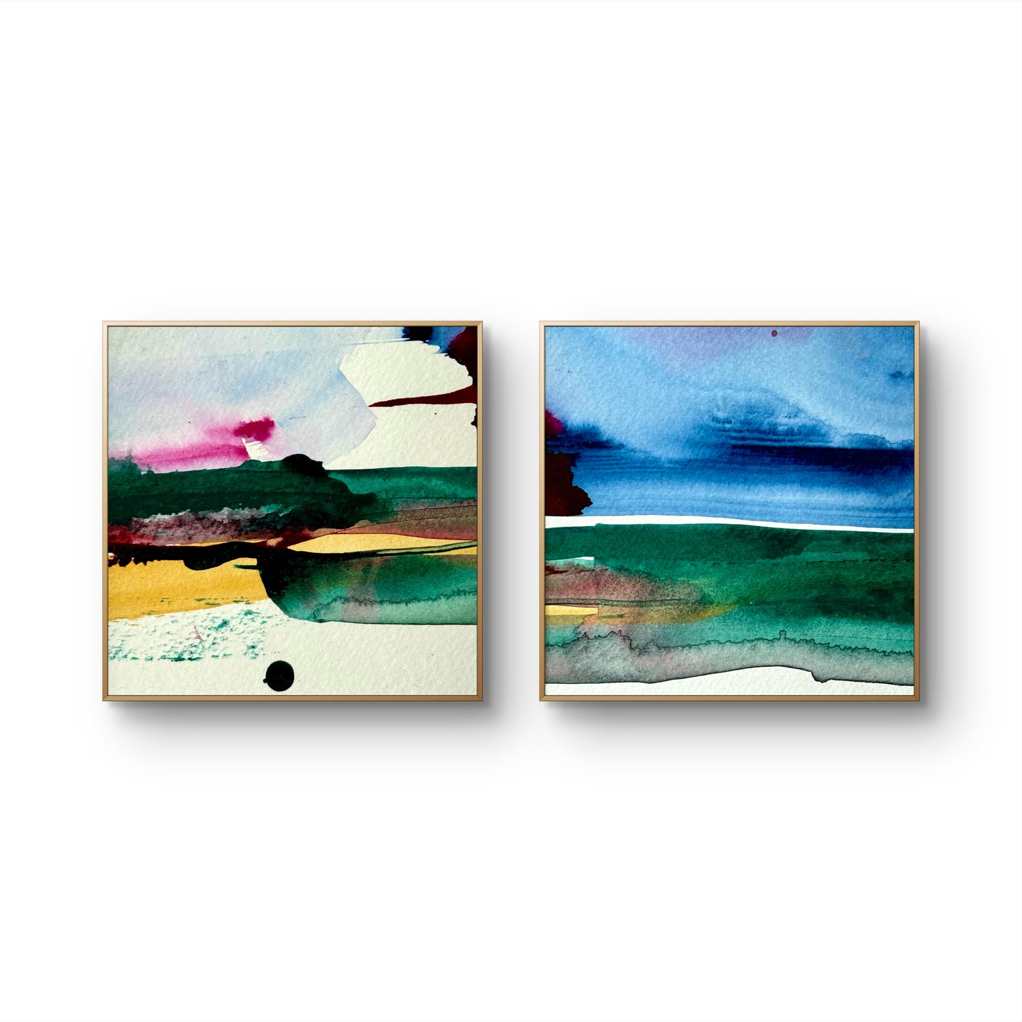 "Kyoto" - 10 x 10 cm - framed