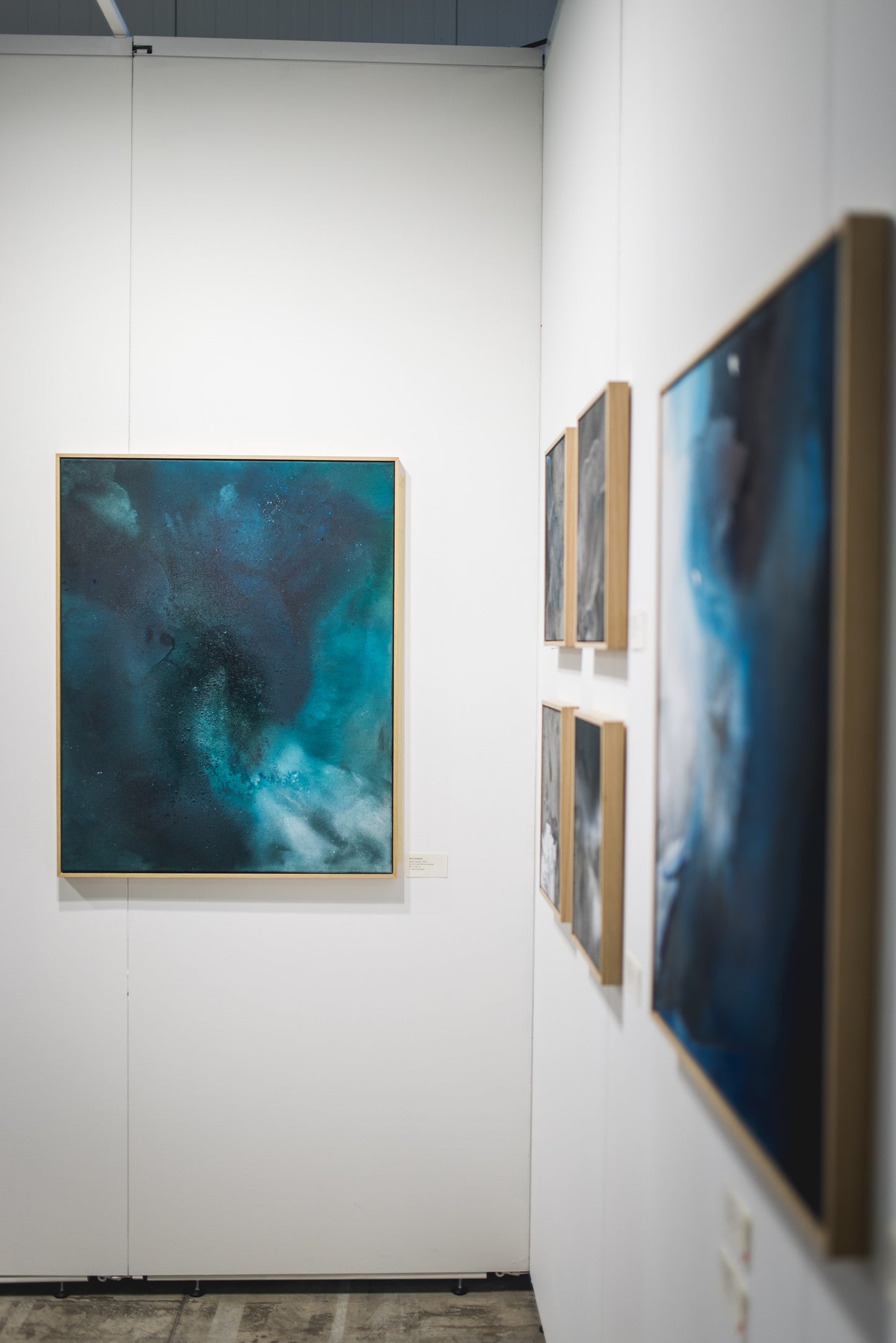 "Deep Current", 80 x 100 cm, framed