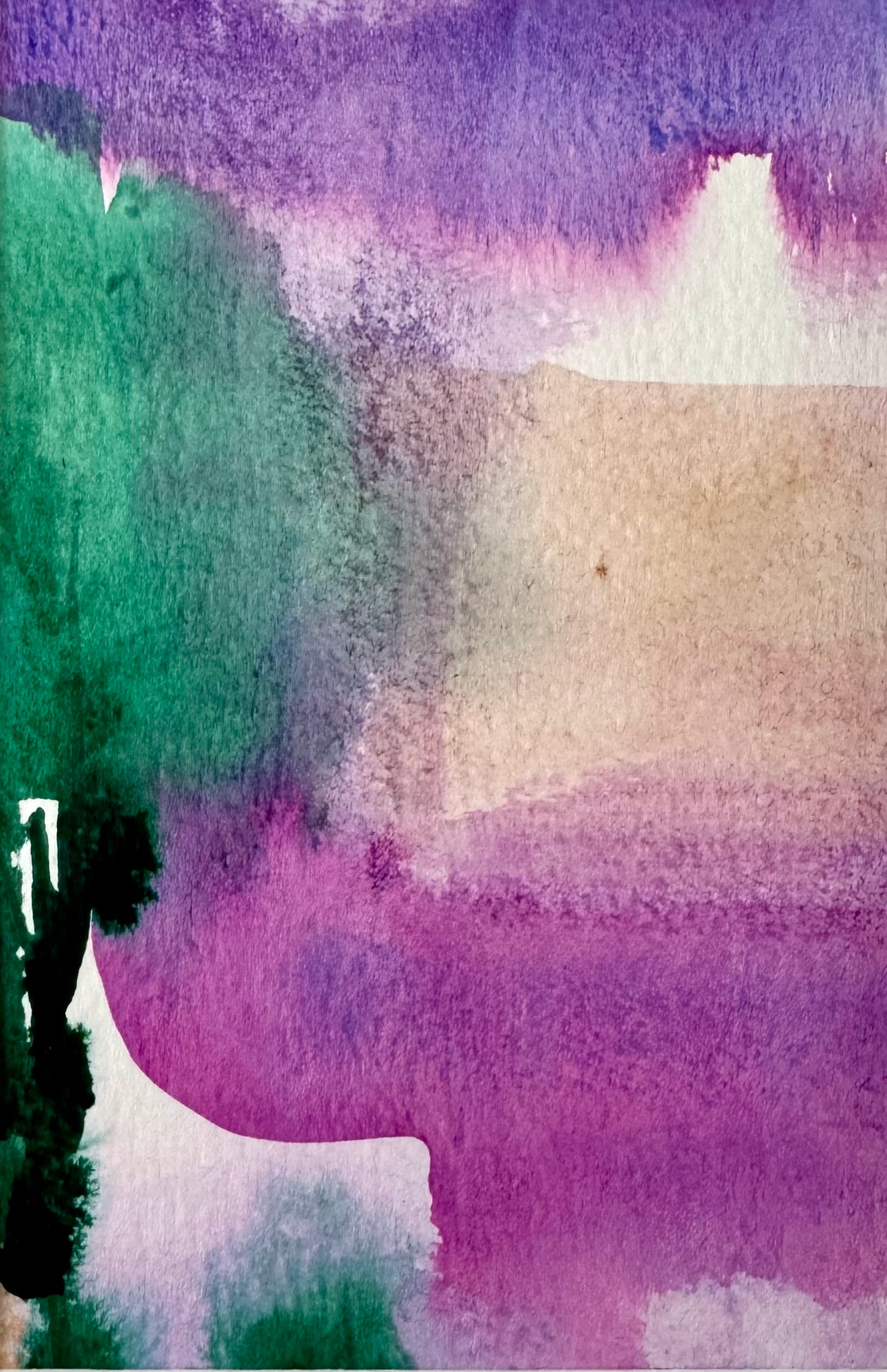 "Forest" - 10 x 15 cm - Acrylic on paper