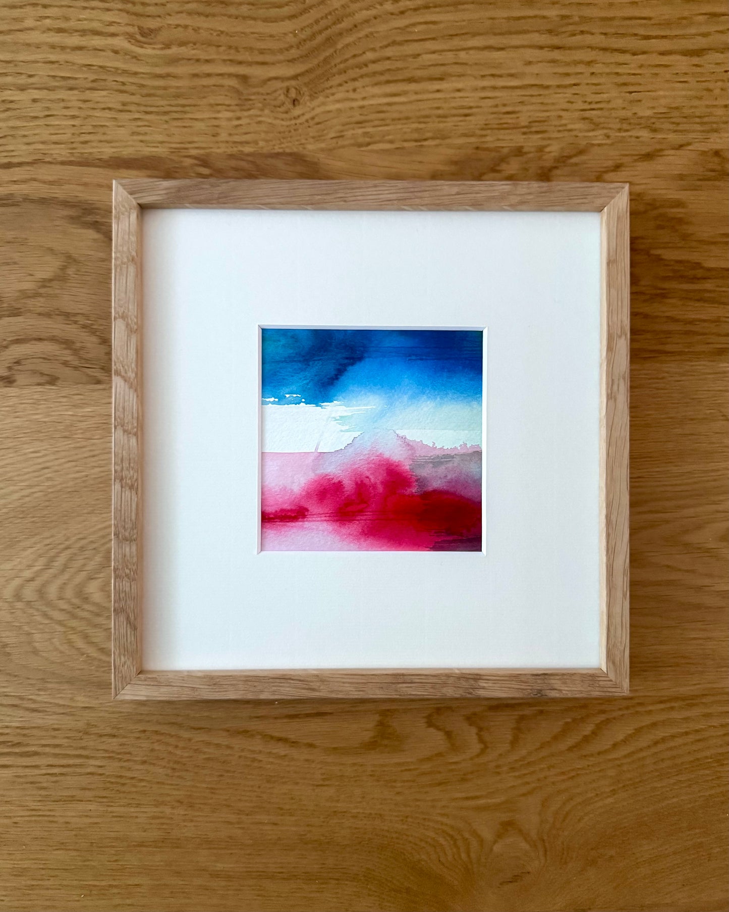 "Fuji" - 10 x 10 cm - Acrylic on paper