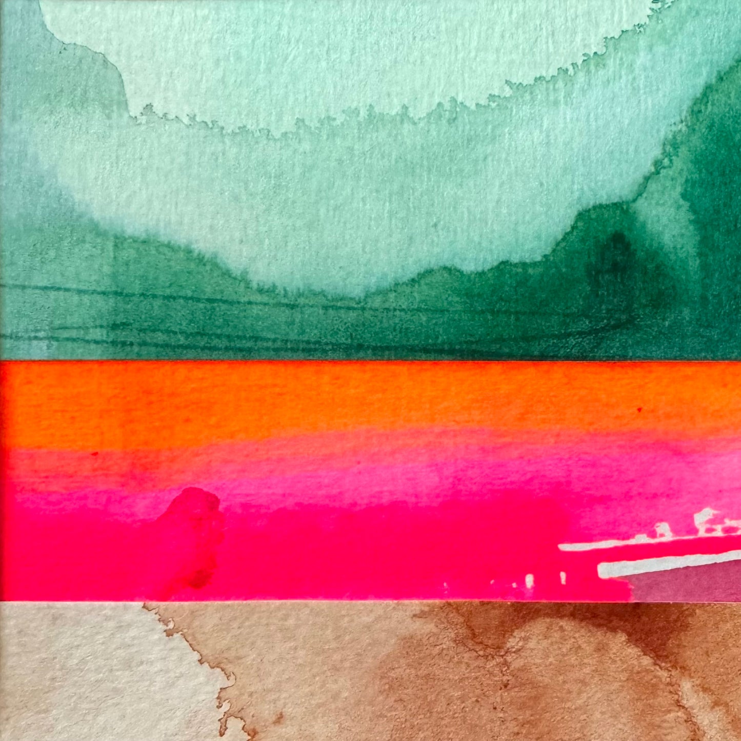 "Patal" - 10 x 10 cm - Collage