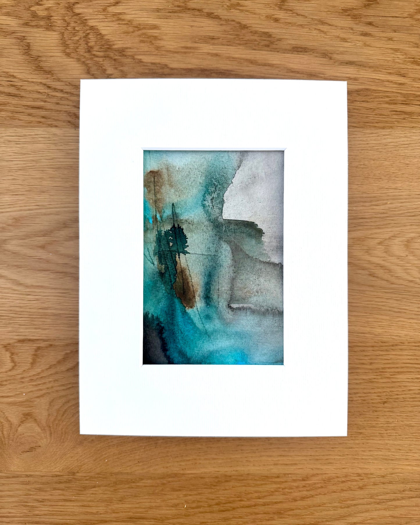 "Cascade" - 10 x 15 cm - Ink and Acrylic on paper