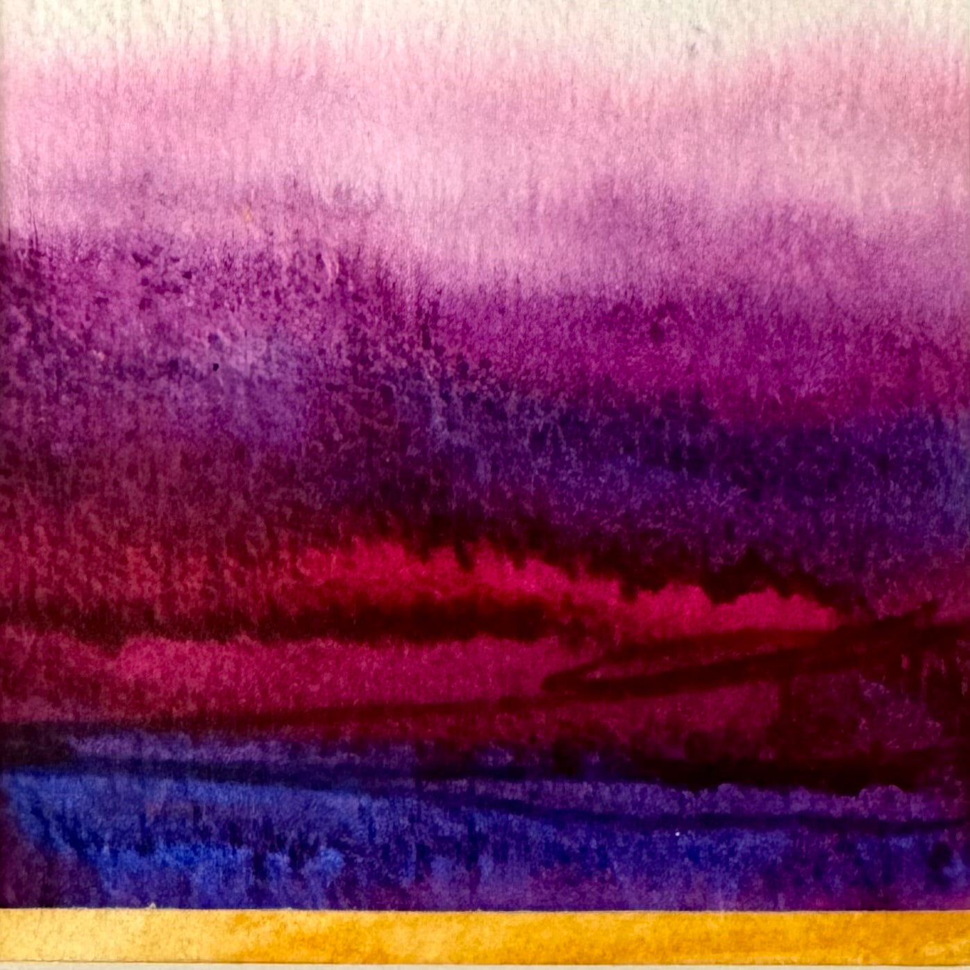 "Nightfall" - 10 x 10 cm - Collage