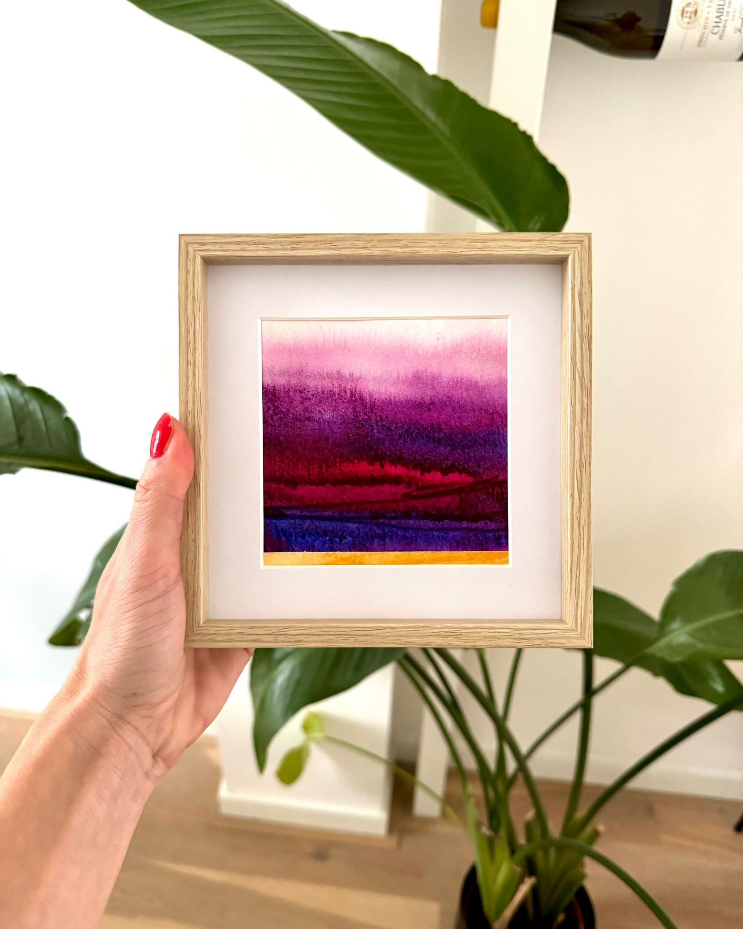 "Nightfall" - 10 x 10 cm - Collage