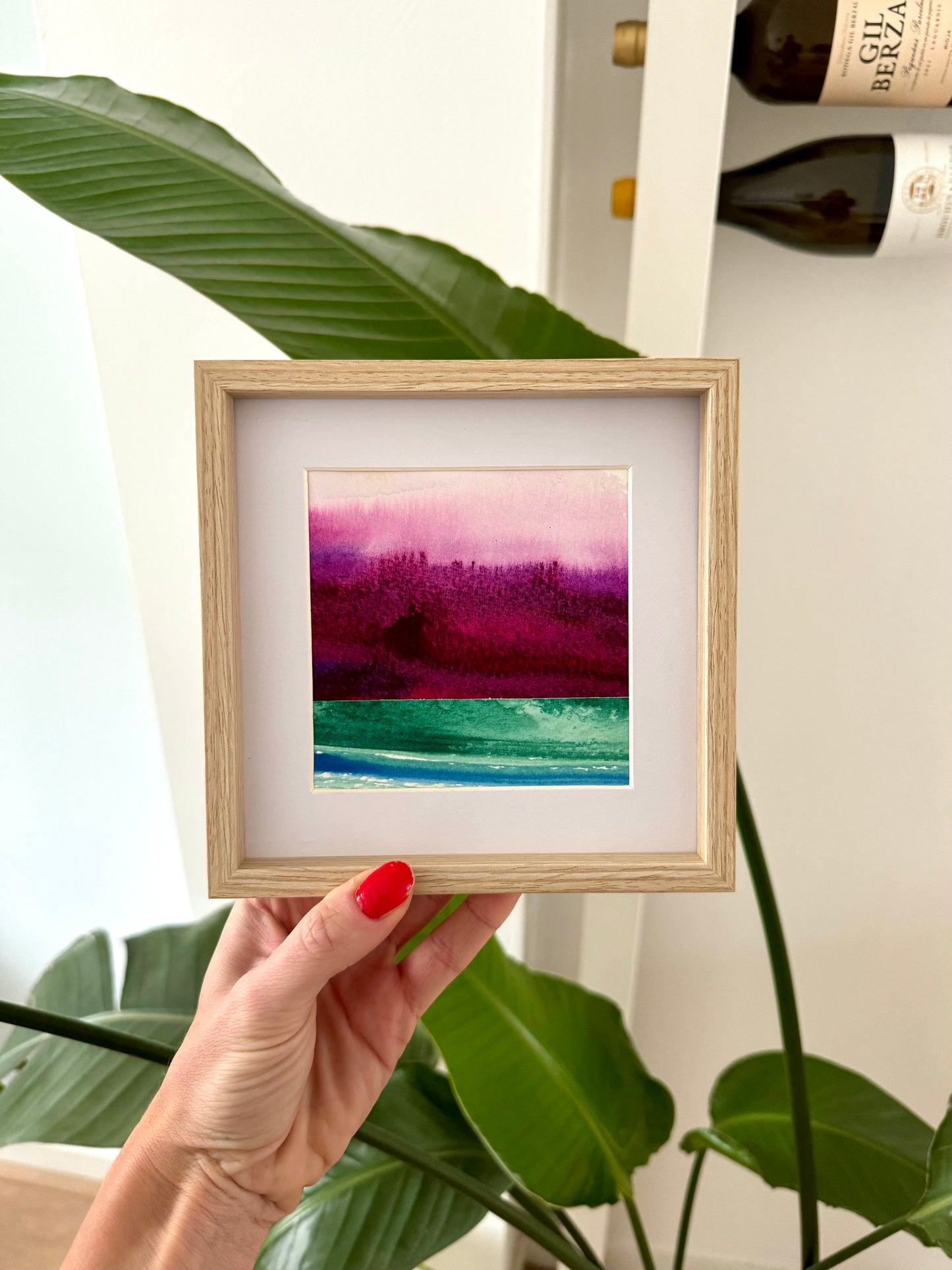 "Woodland" - 10 x 10 cm - Collage