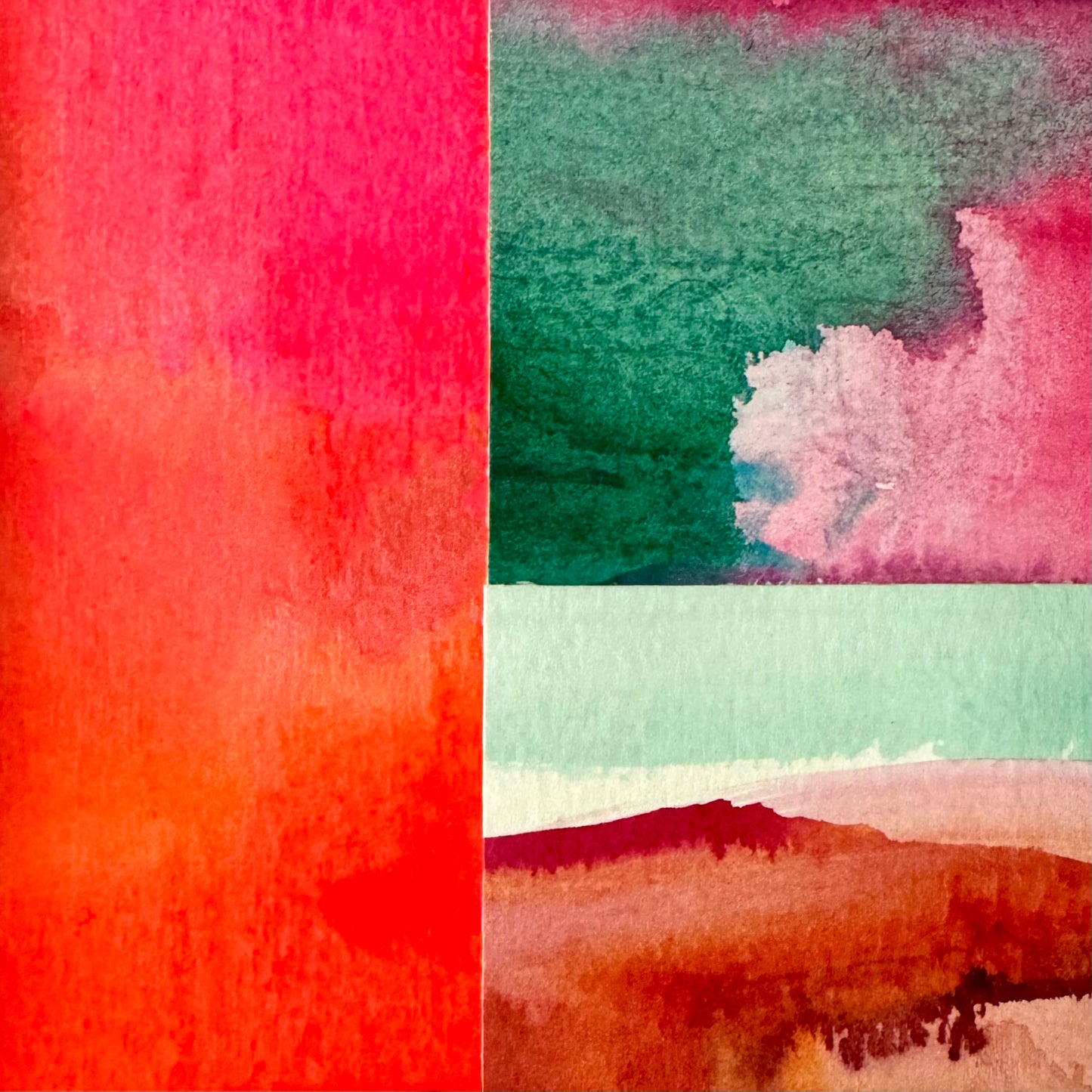 "Memories" - 10 x 10 cm - Collage