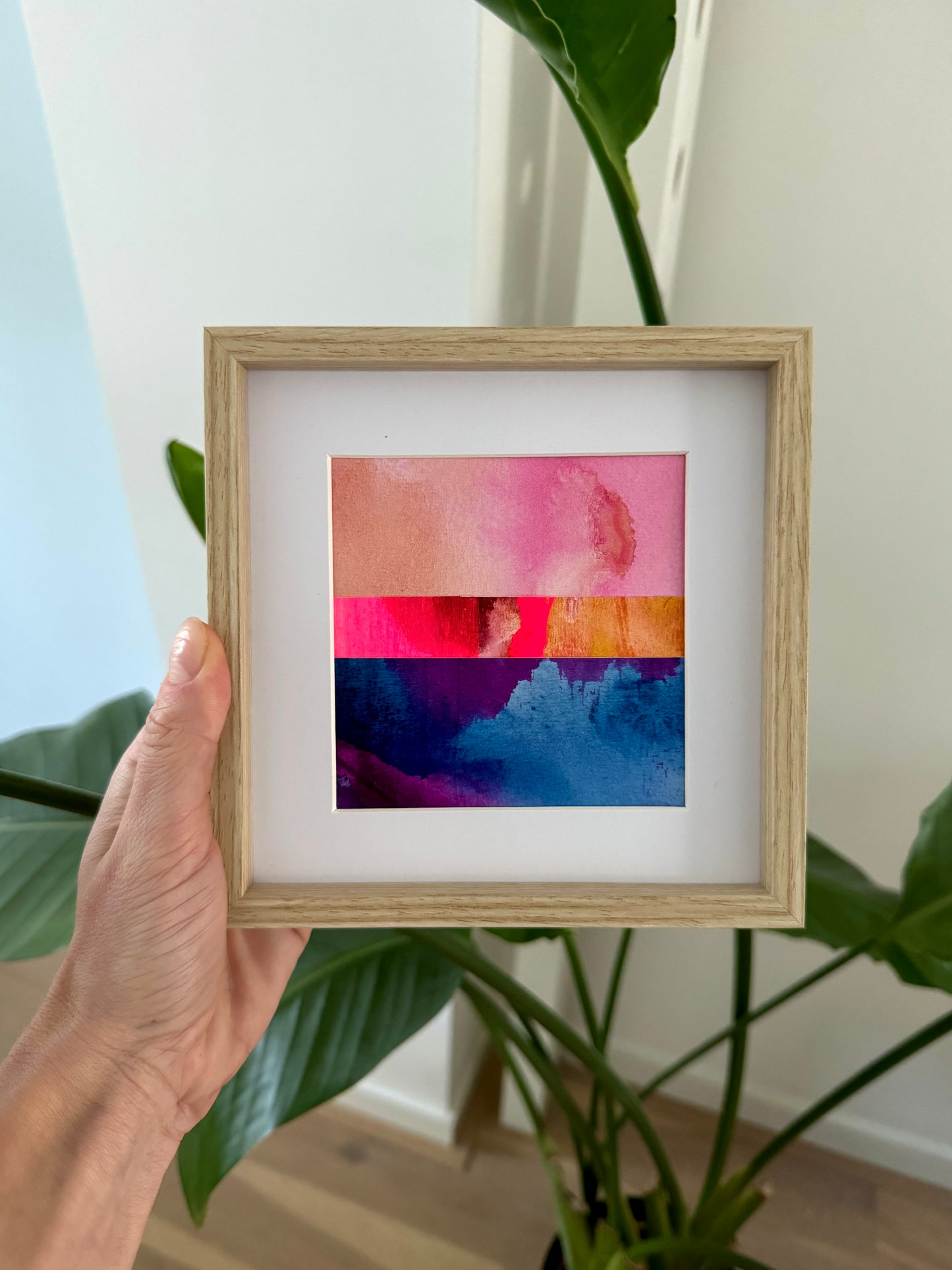 "Coyoacán" - 10 x 10 cm - framed
