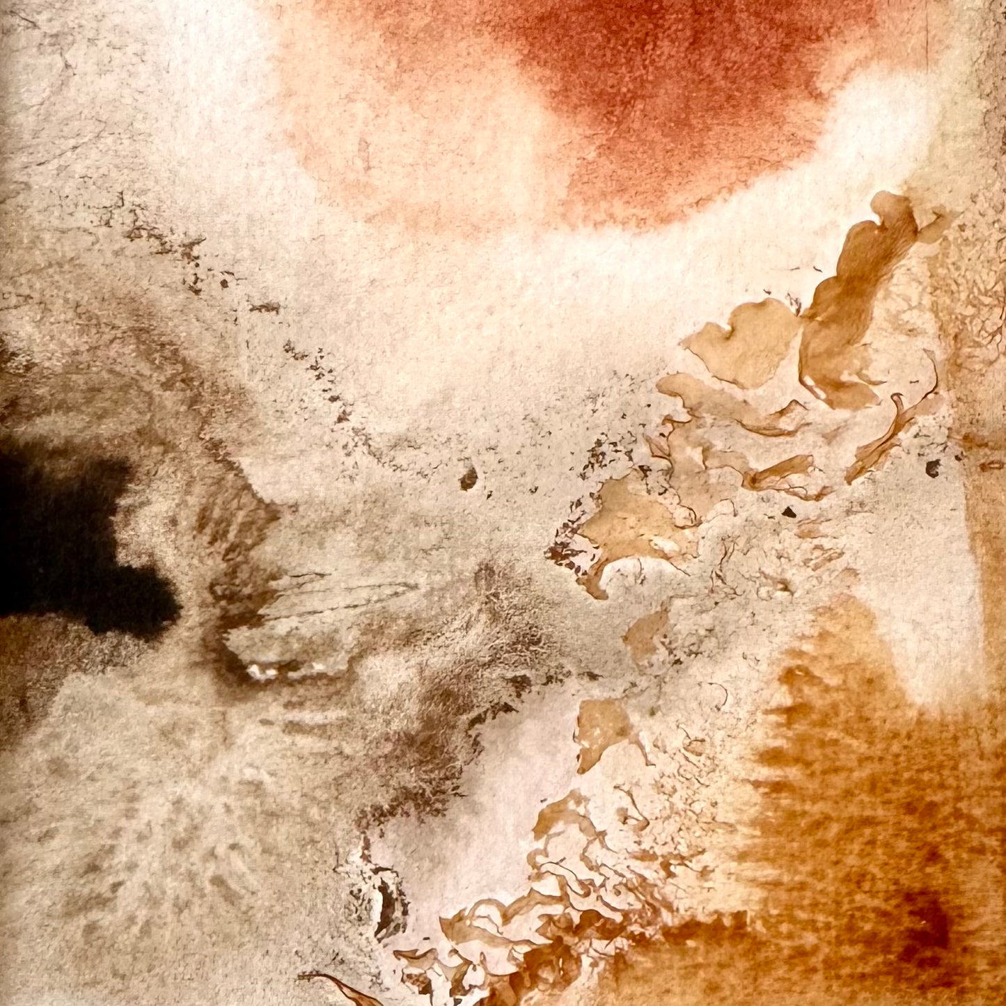 "Sabie" - 10 x 10 cm - framed