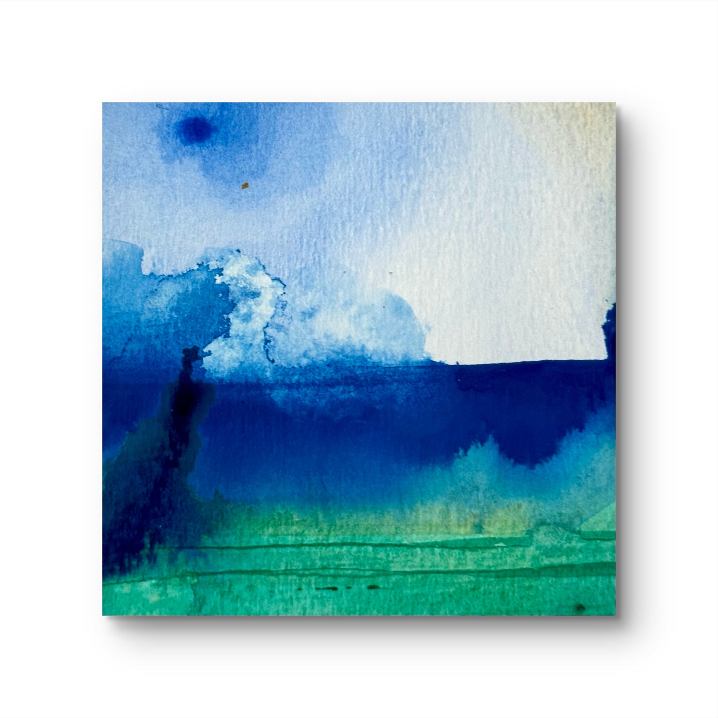 "Ireland" - 10 x 10 cm - framed