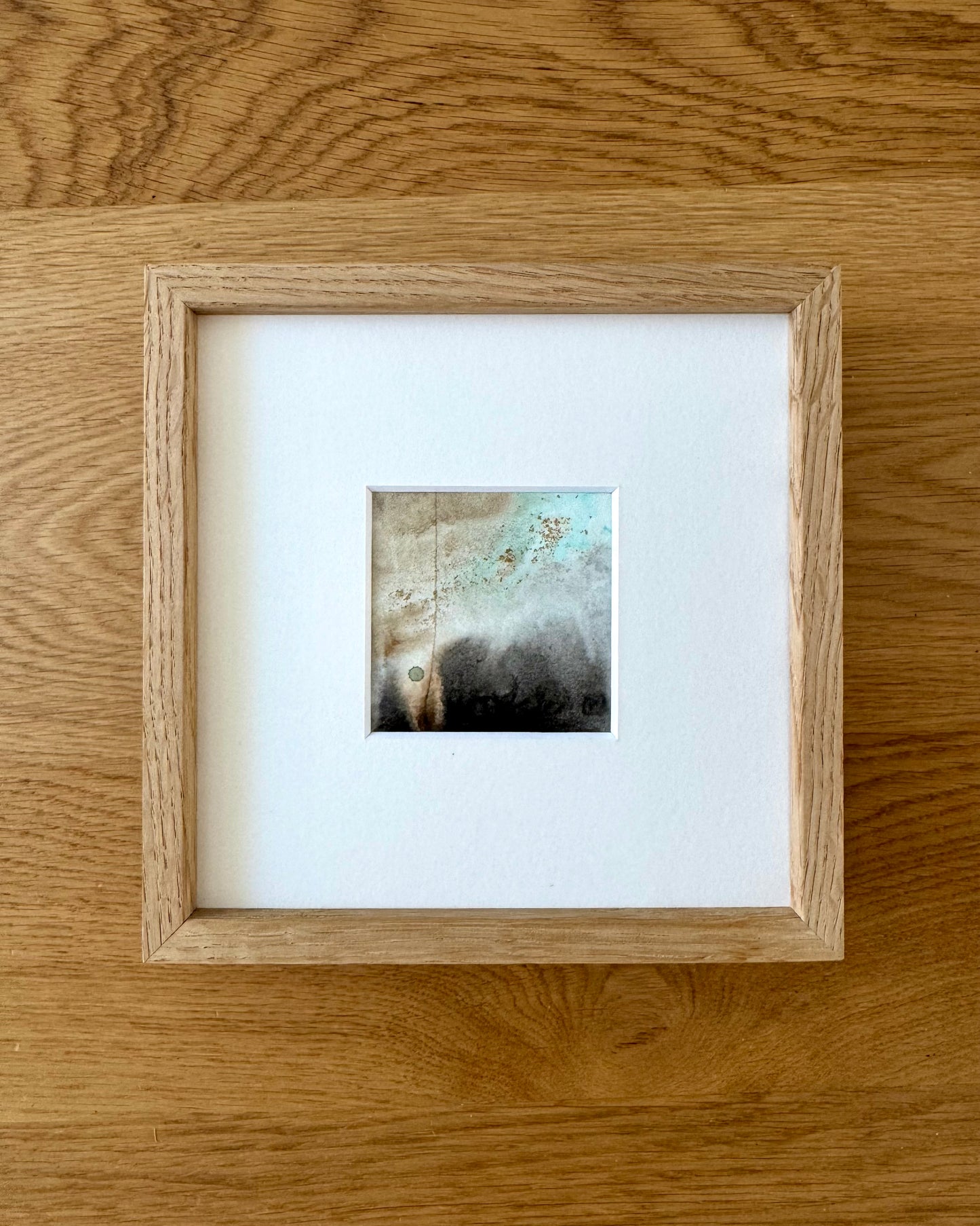 "Morning Haze" - 6 x 6 cm - Ink and Acrylic on paper