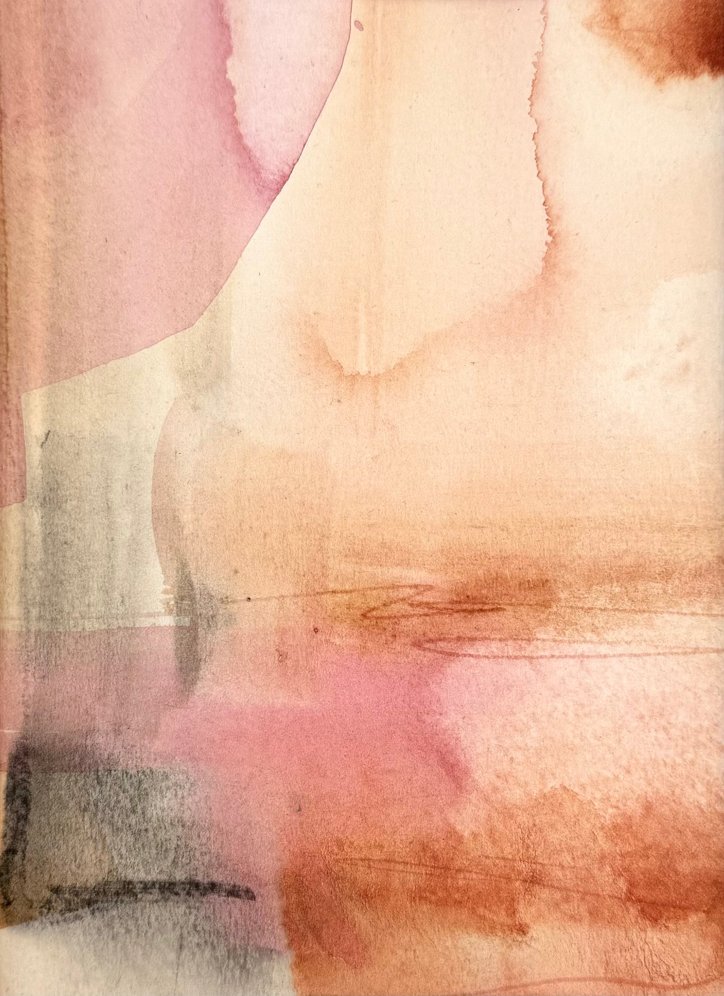 "Transformation" - 13 x 20 cm - Acrylic on paper