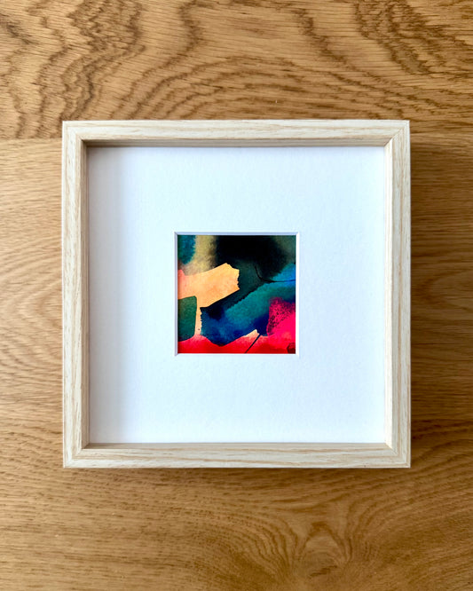 "Jungle" - 6 x 6 cm - Ink and Acrylic on paper