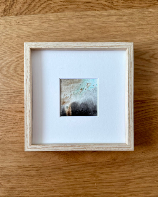 "Morning Haze" - 6 x 6 cm - Ink and Acrylic on paper