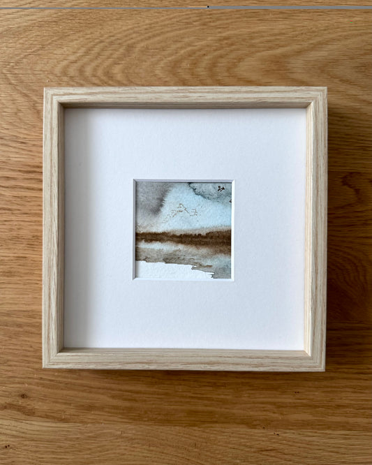 "Arctic" - 6 x 6 cm - Ink and Acrylic on paper