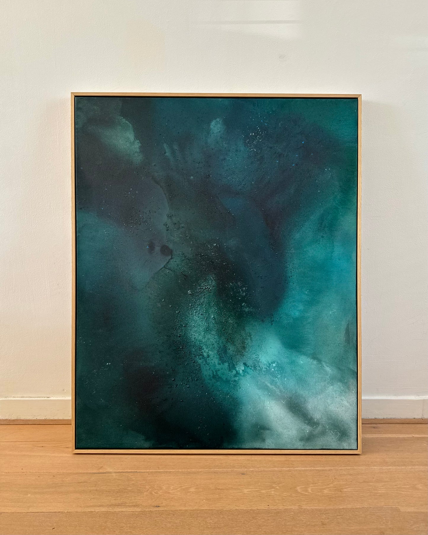 "Deep Current", 80 x 100 cm, framed