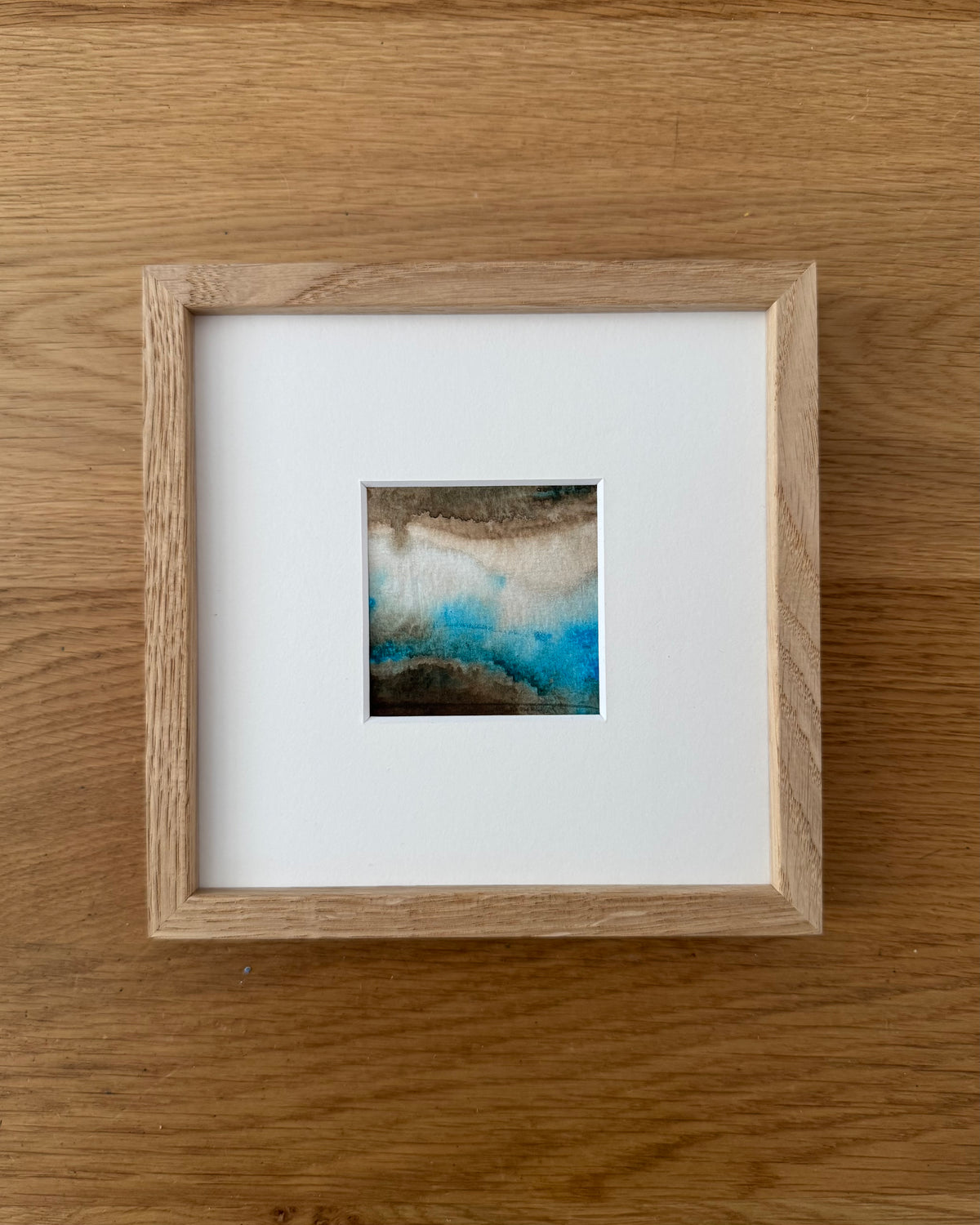 Cloudburst - 6 x 6 cm - Acrylic on paper