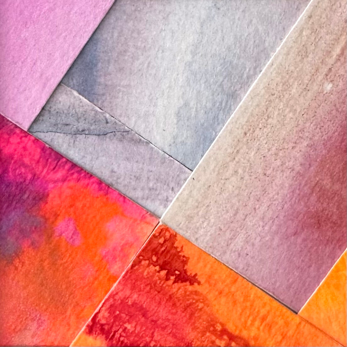 Disco - 6 x 6 cm - Collage