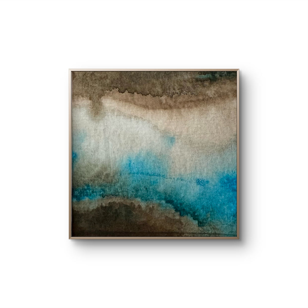 Cloudburst - 6 x 6 cm - Acrylic on paper