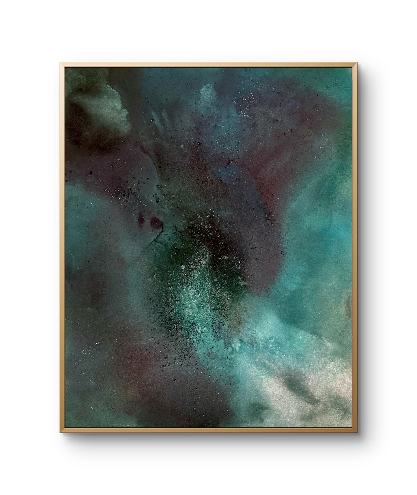 "Deep Current", 80 x 100 cm, framed