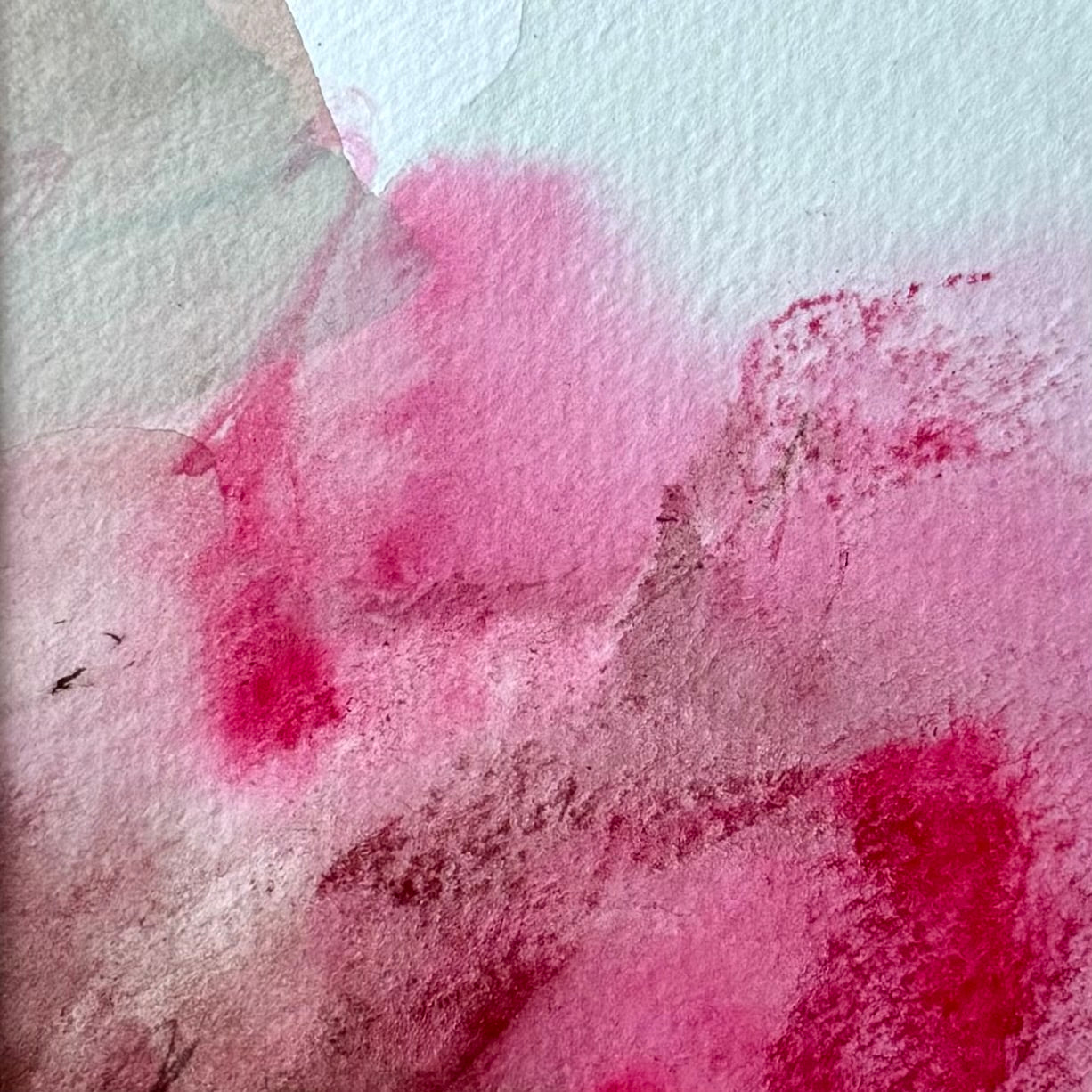 "In Love" - 10 x 10 cm - Acrylic on paper