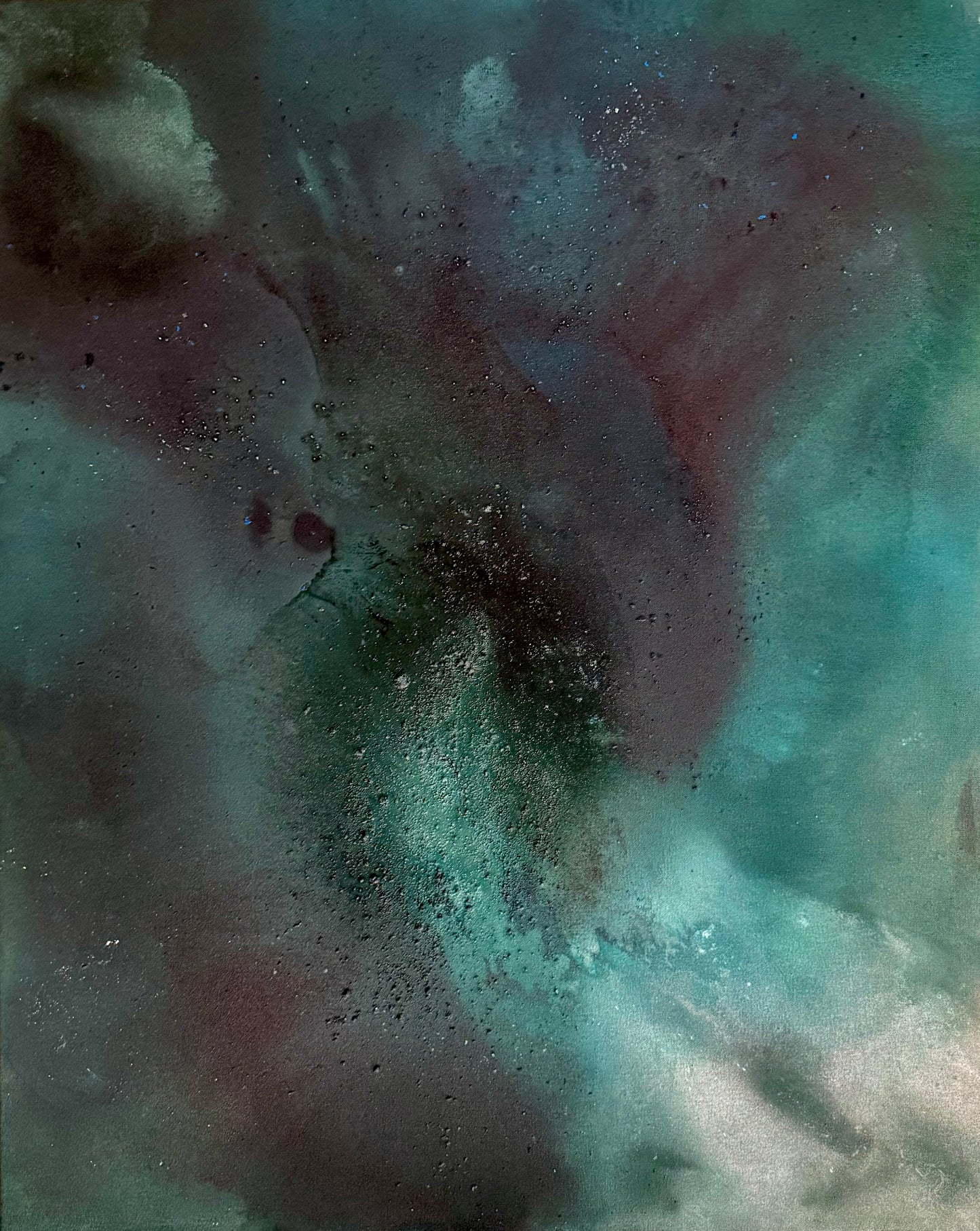 "Deep Current", 80 x 100 cm, framed