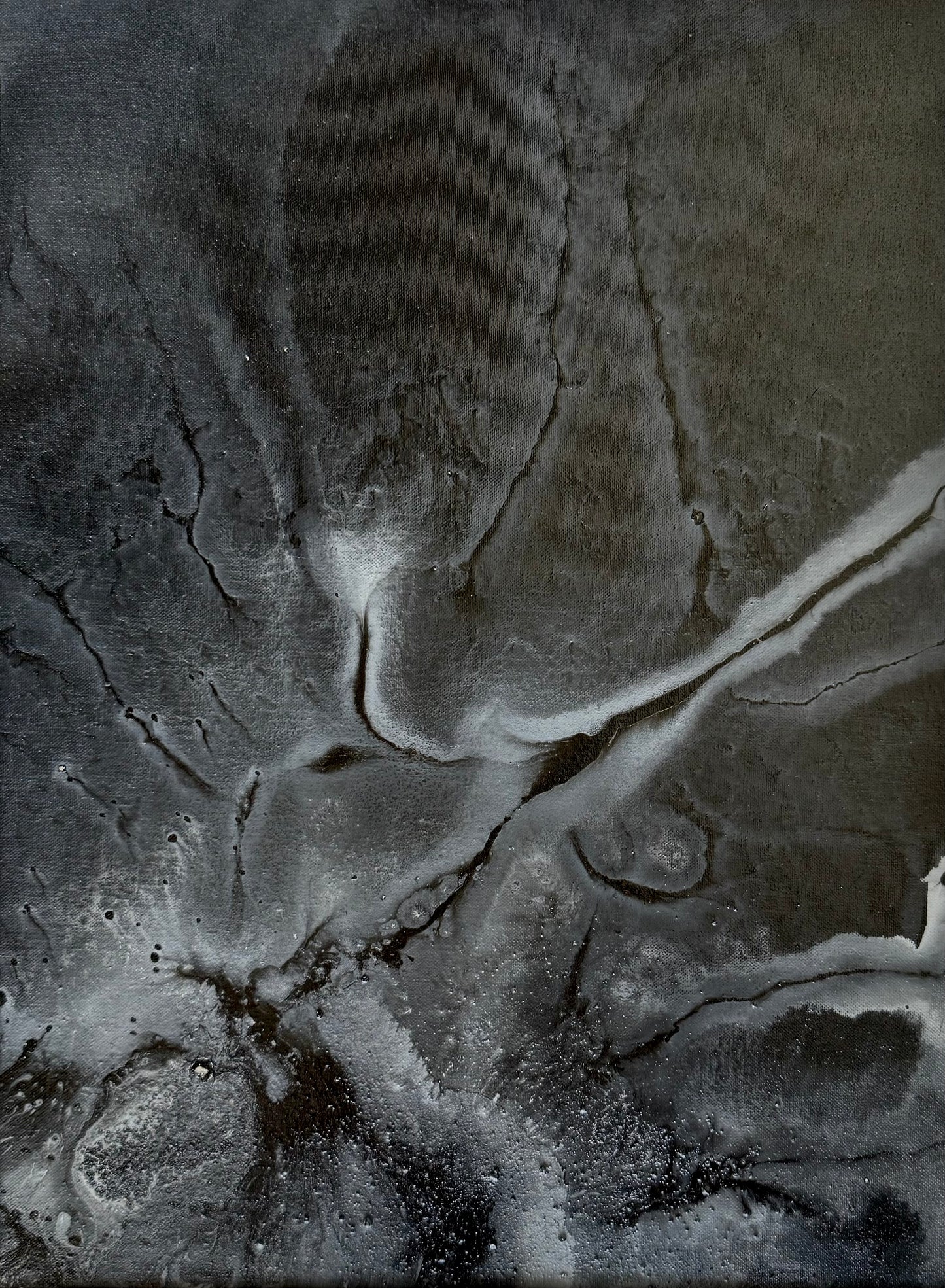 "Lean in", 30 x 40, framed in oak