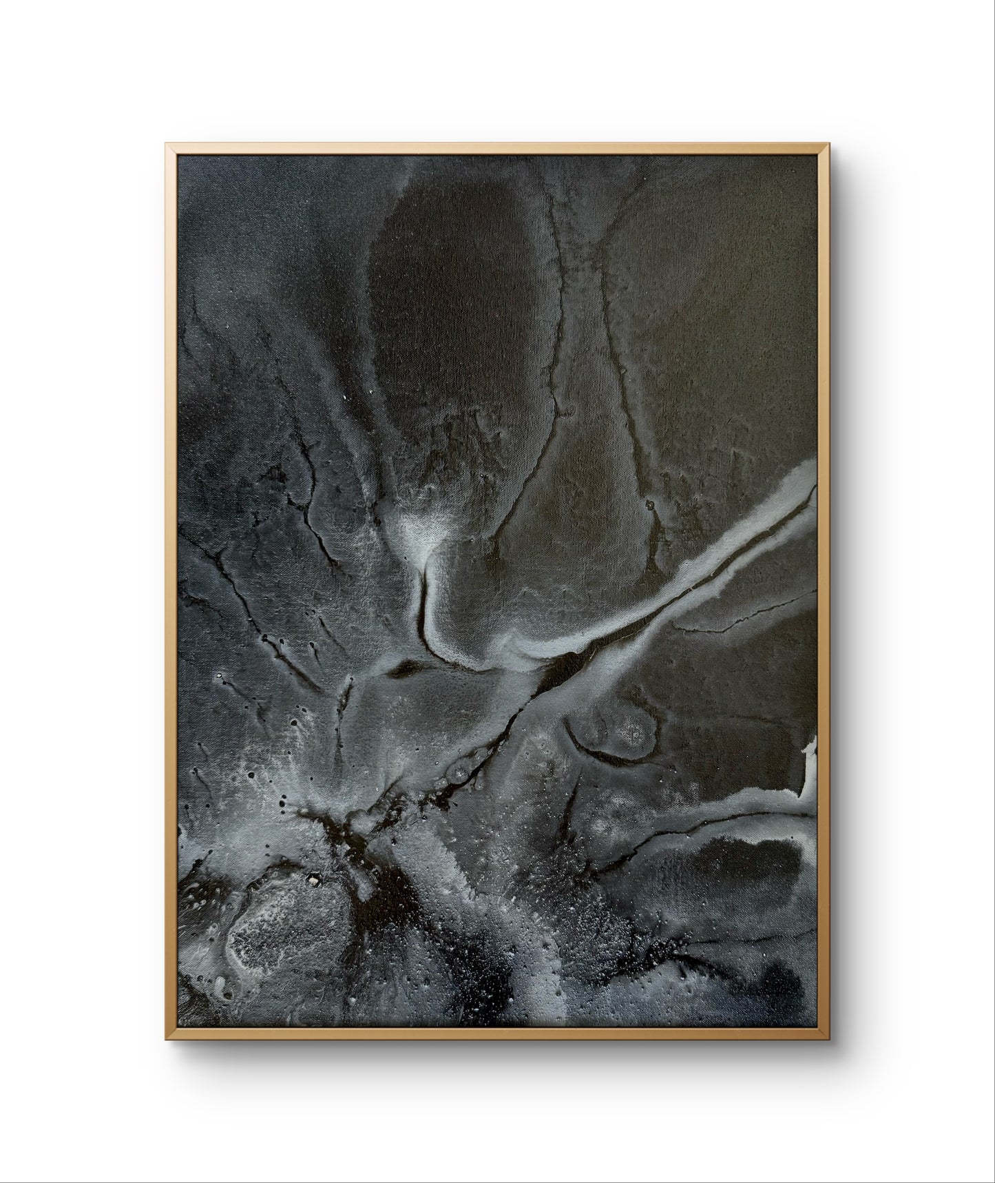 "Lean in", 30 x 40, framed in oak